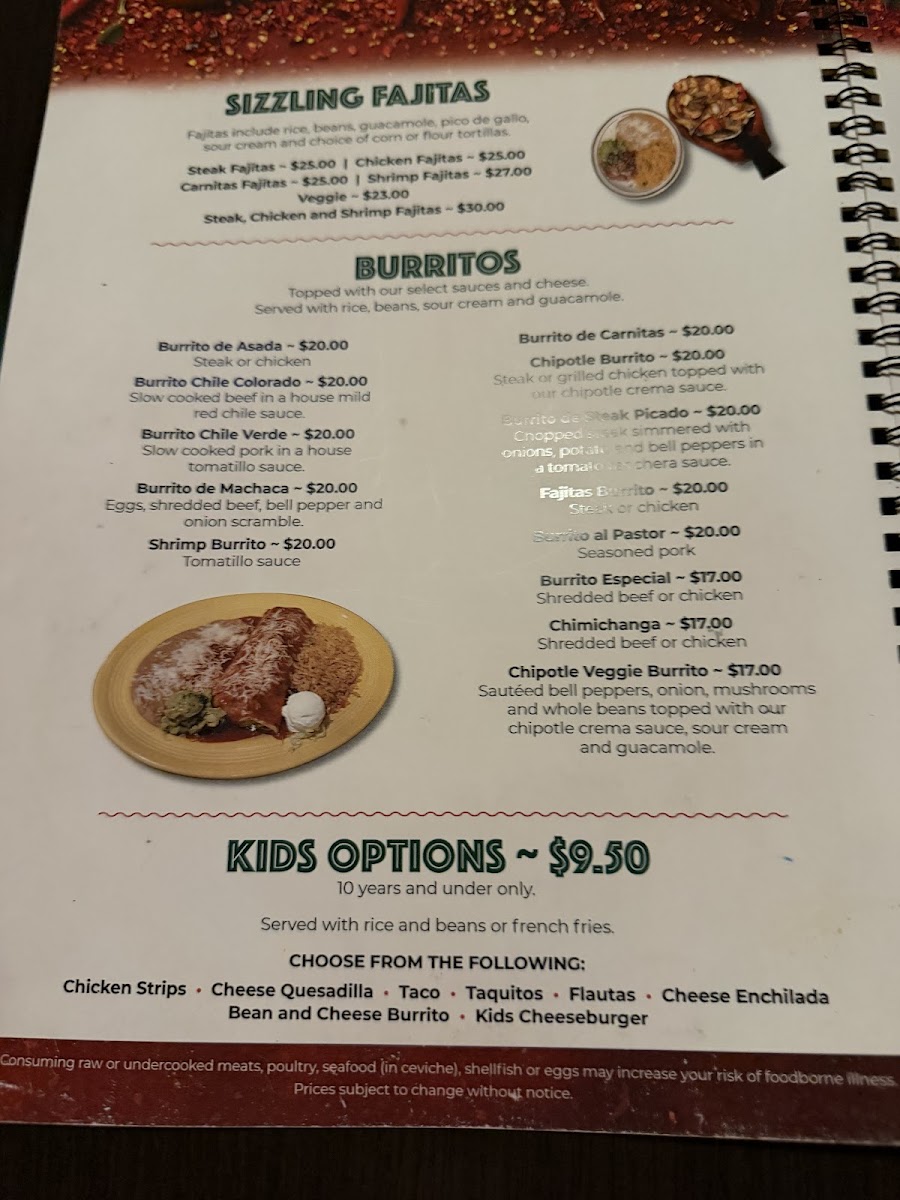 Dario's Mexican Restaurant Menu - Image 4