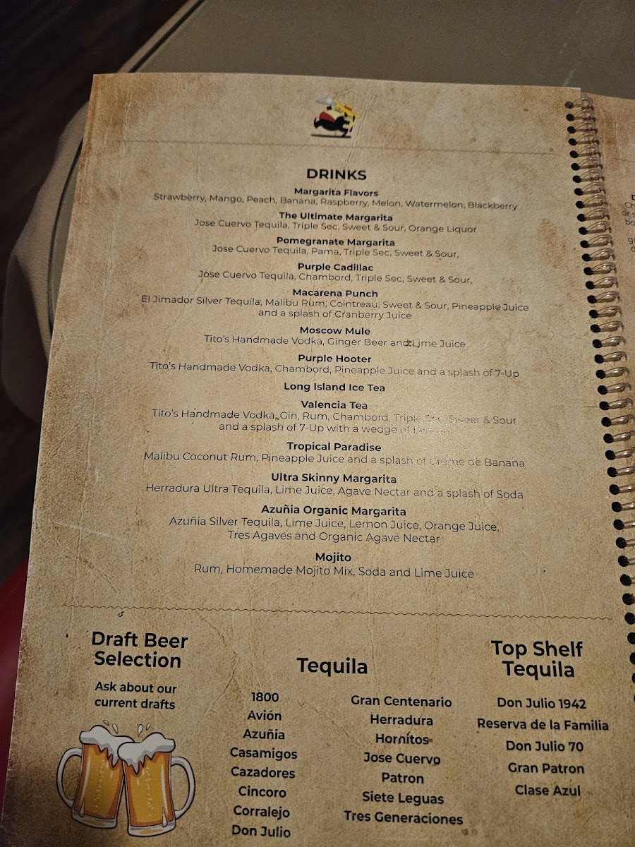 Dario's Mexican Restaurant Menu - Image 6